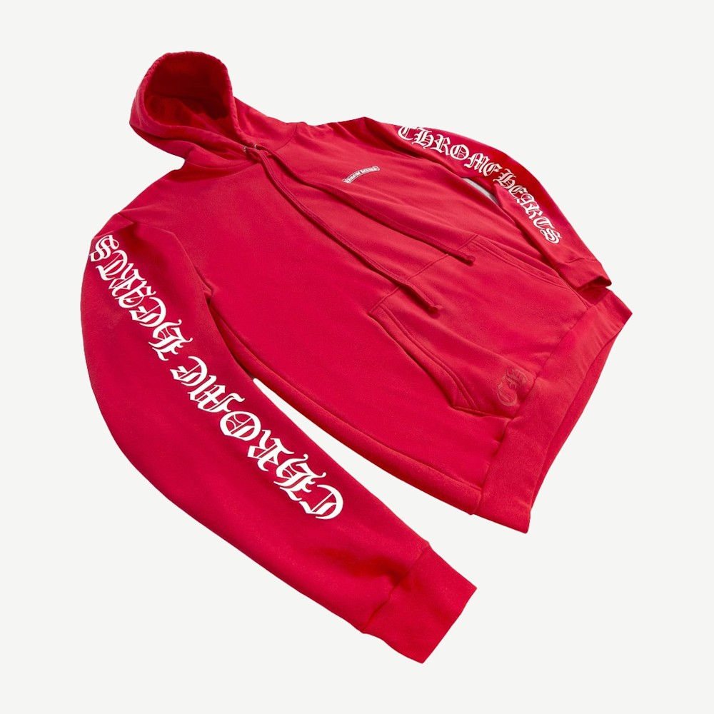 Red Hoodie Red White