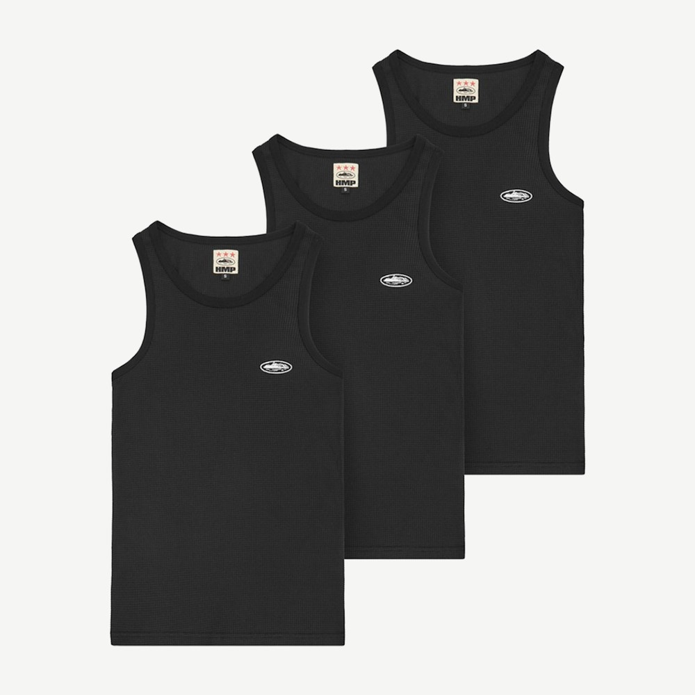 Hmp Essentials Tank Top 3 Pack Black