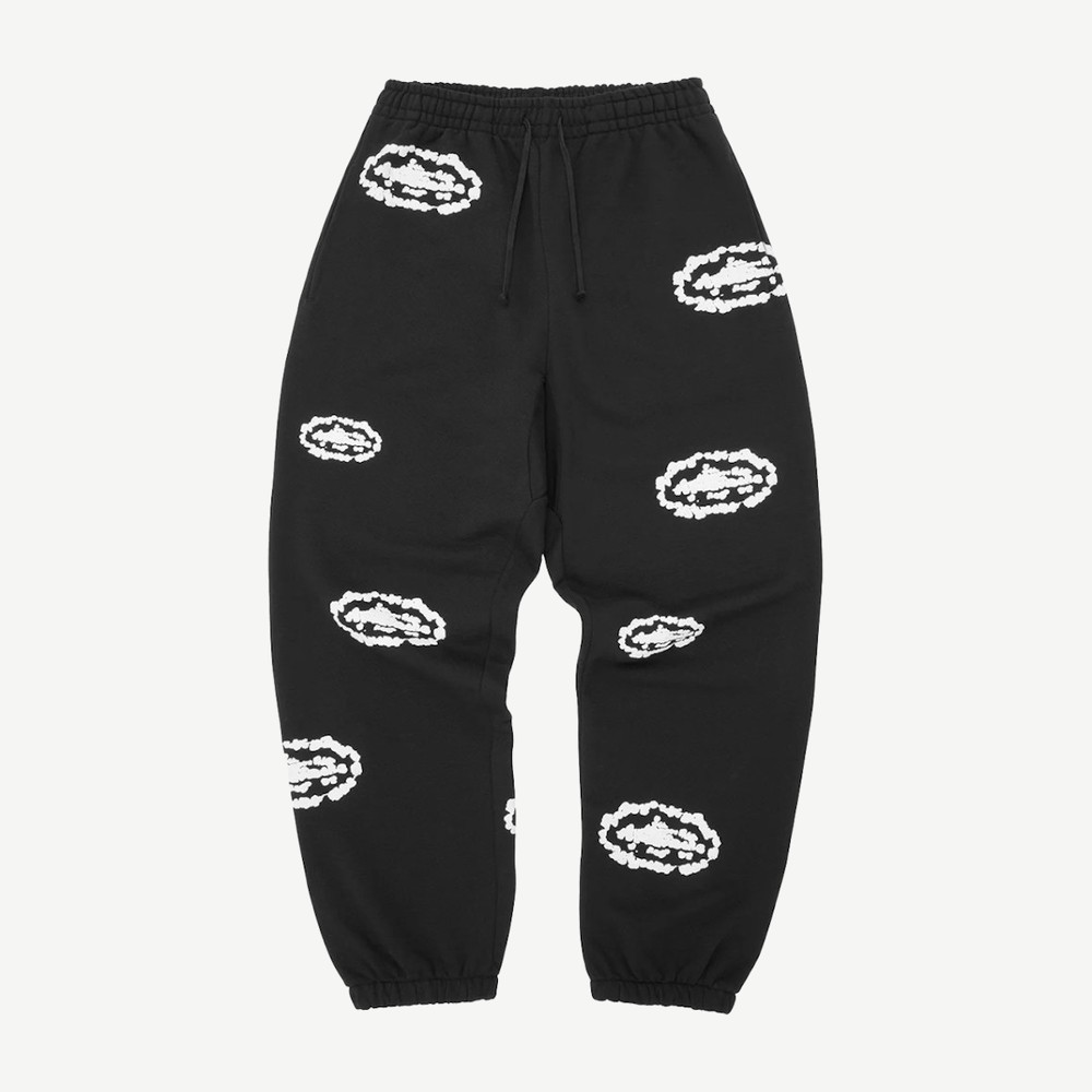 X Denim Tears Island Wreath Sweatpant Black