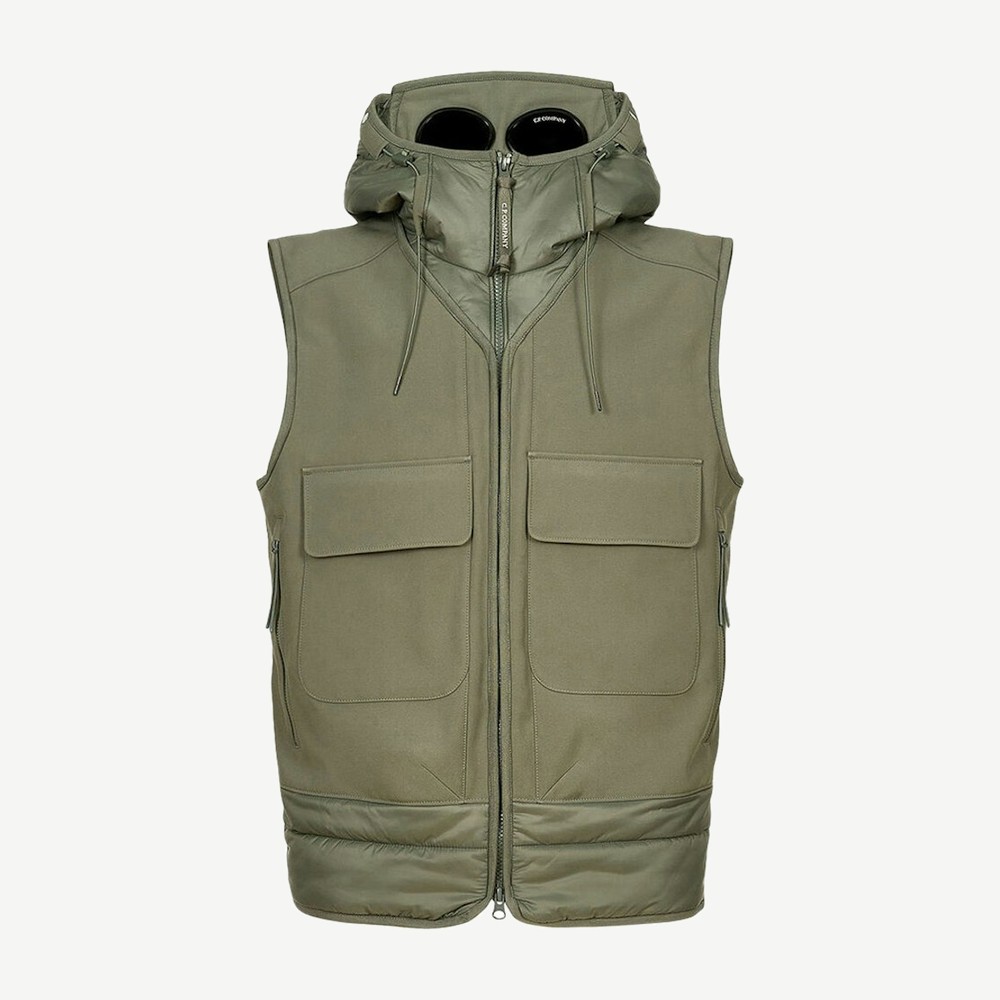 Cp Shell R Mixed Goggle Vest Thyme Green