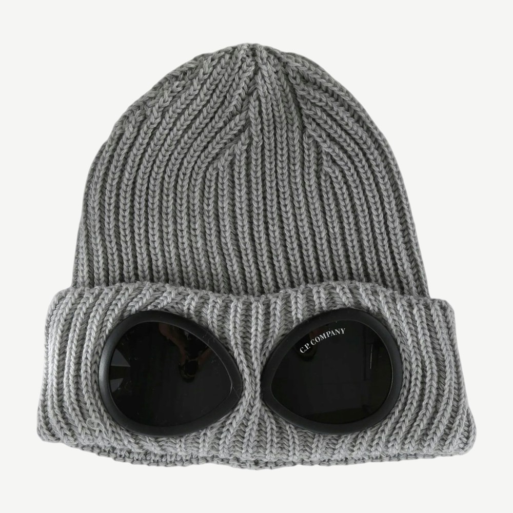 Extra Fine Merino Wool Goggle Beanie Moon Melange