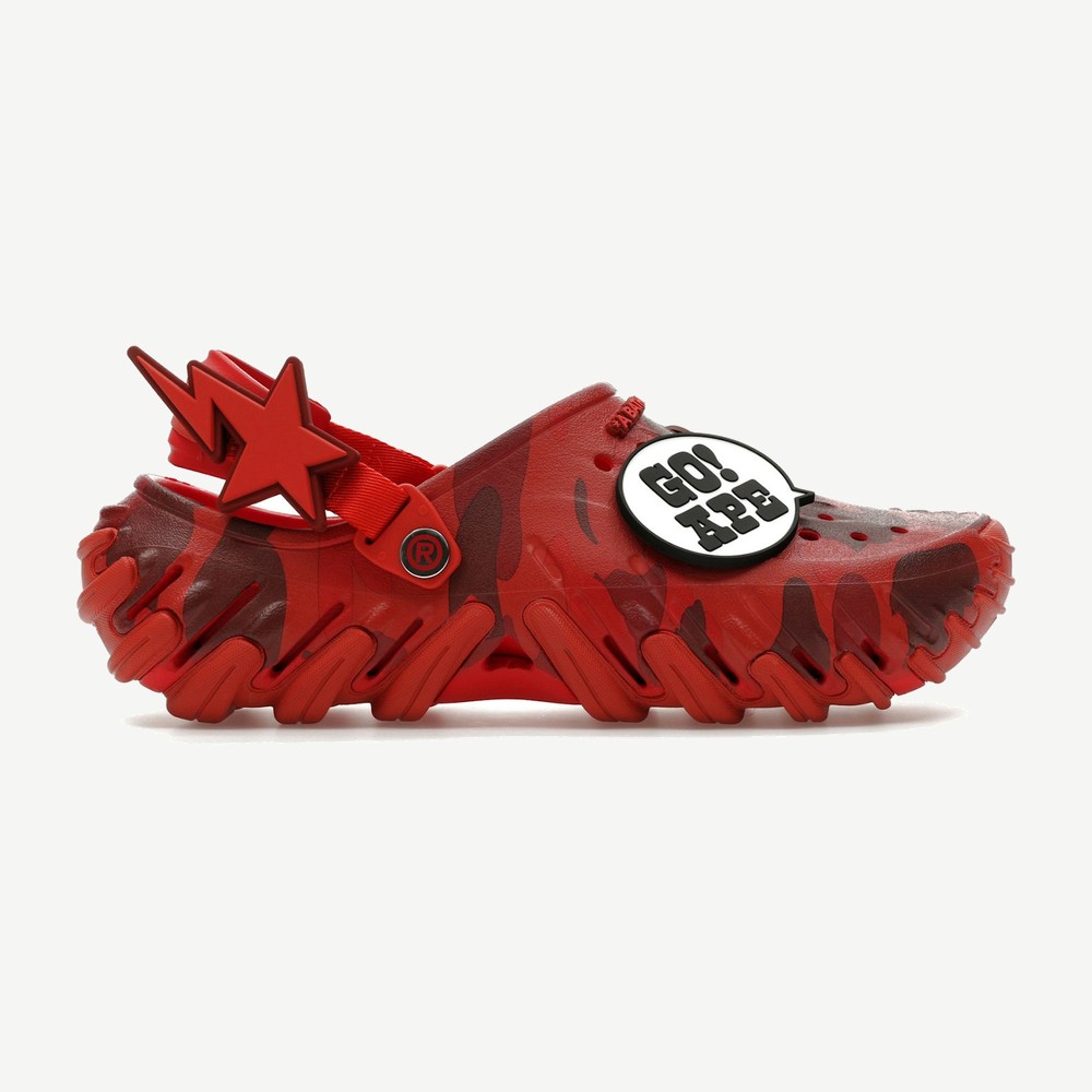 Echo Ro Clog Bape Flame Camo