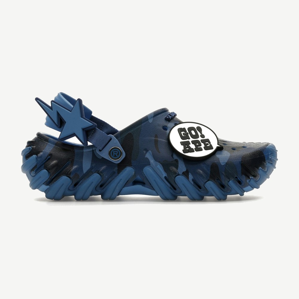 Echo Ro Clog Bape Powder Blue Camo