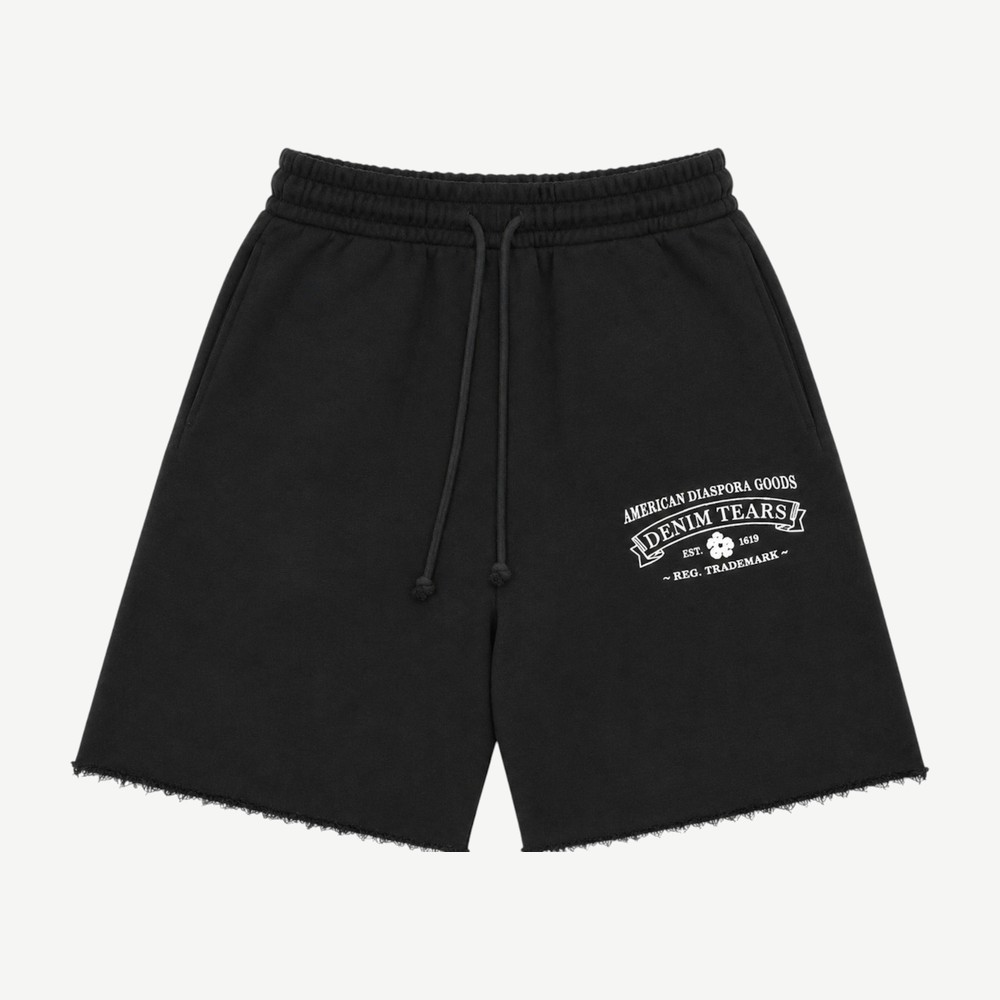 Adg Sweatshort Black White