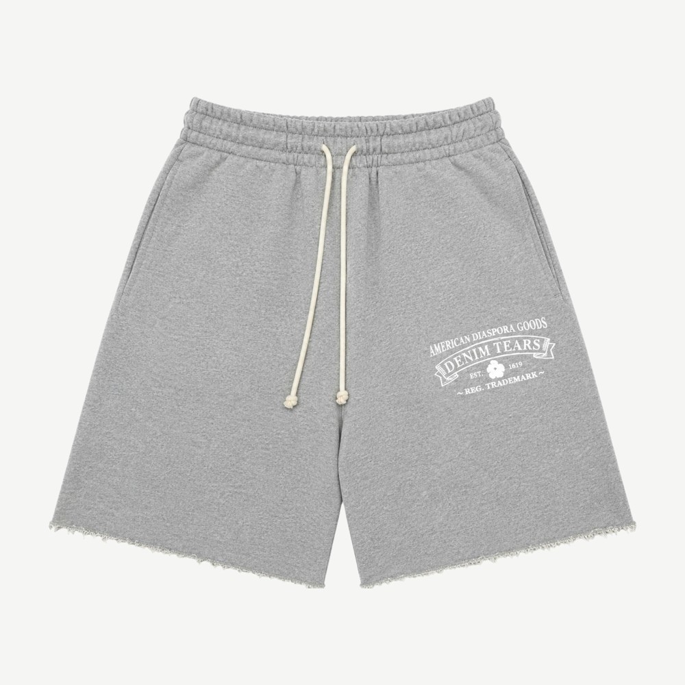 Adg Sweatshort Grey White