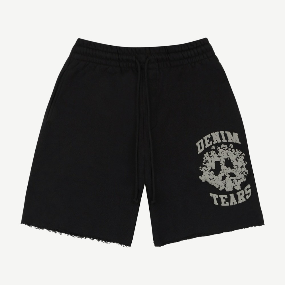 Denim University Sweat Shorts Black