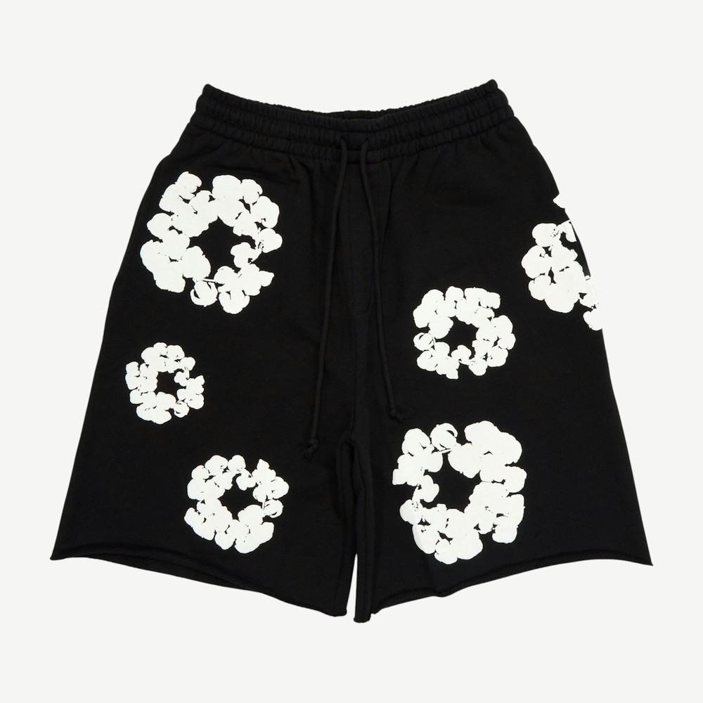 The Cotton Wreath Shorts Black