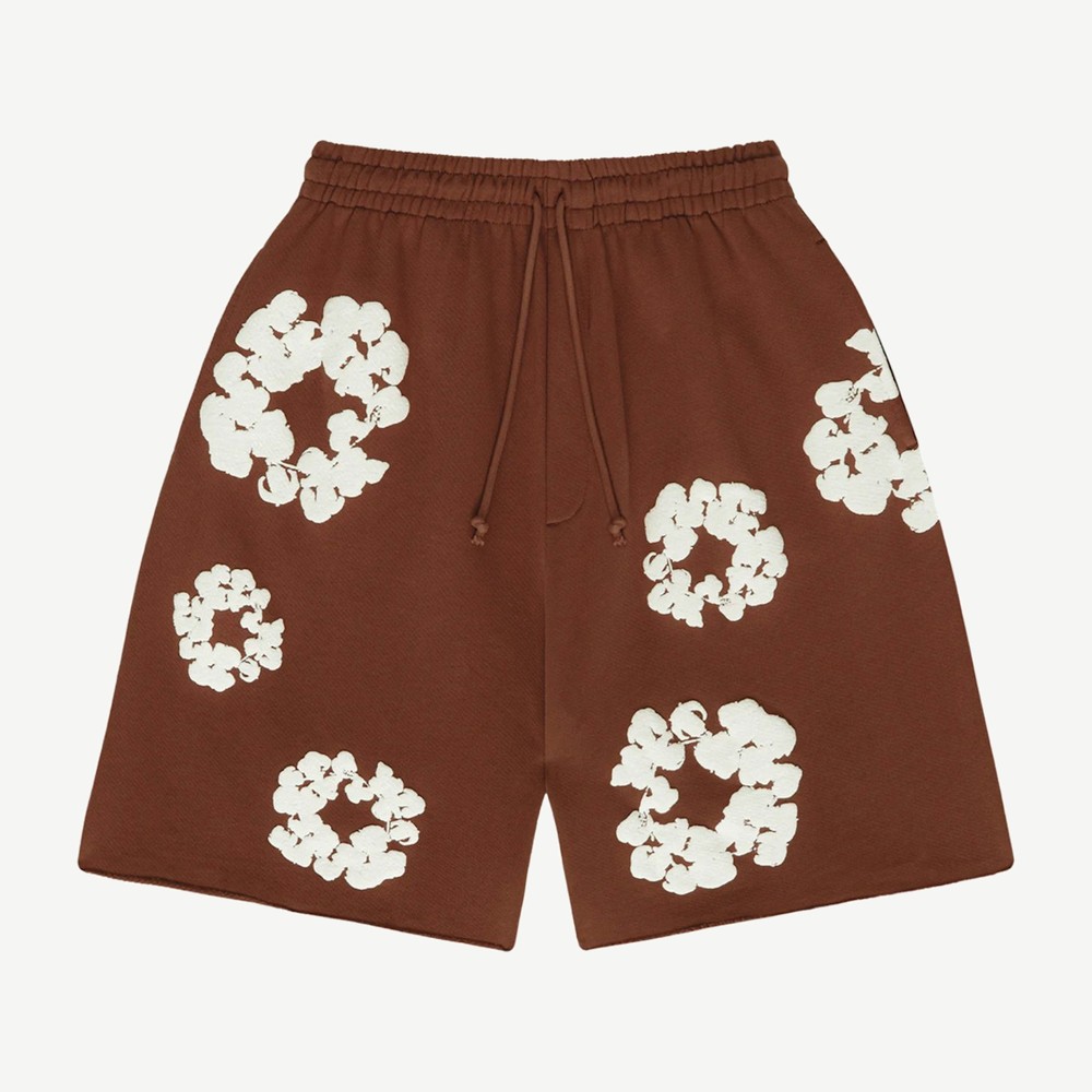 The Cotton Wreath Shorts Brown