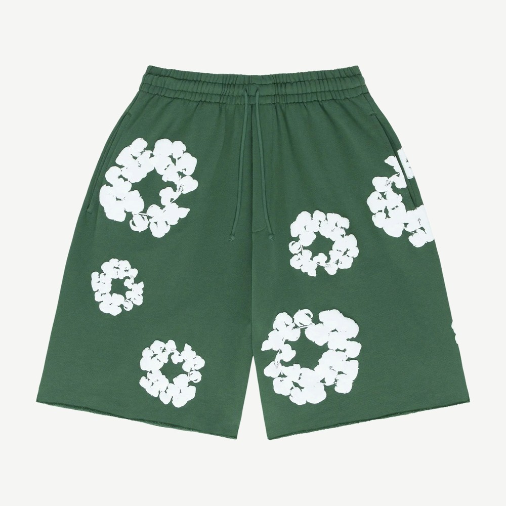 The Cotton Wreath Shorts Green