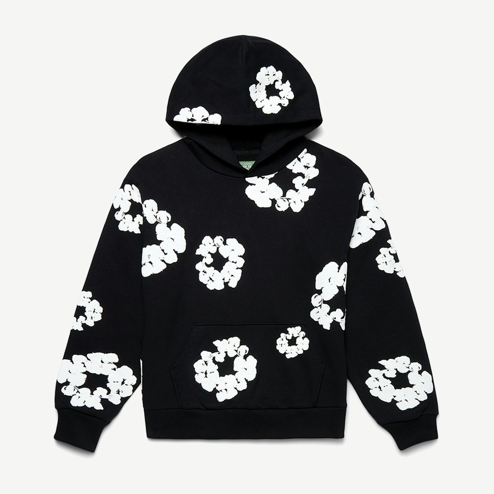 The Cotton Wreath Sweatshirt Black Productx