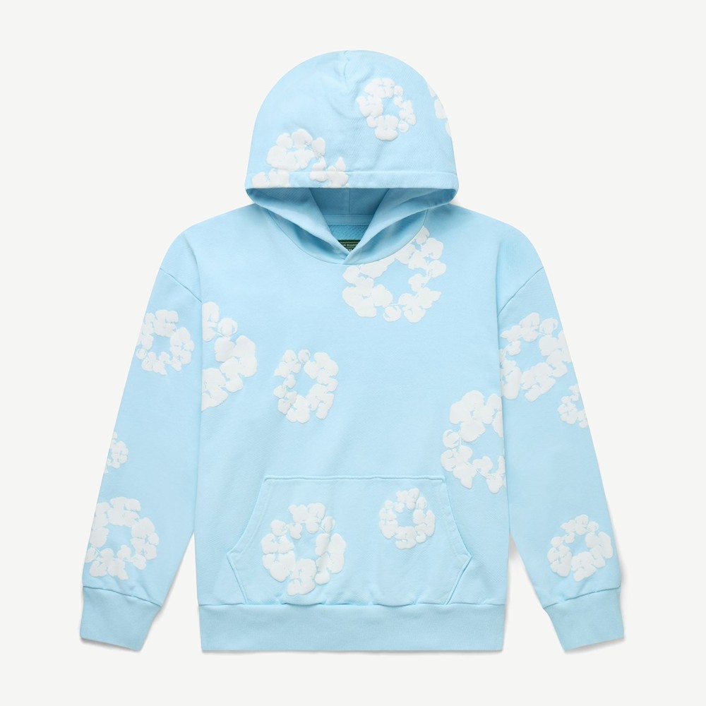 The Cotton Wreath Sweatshirt Powder Blue
