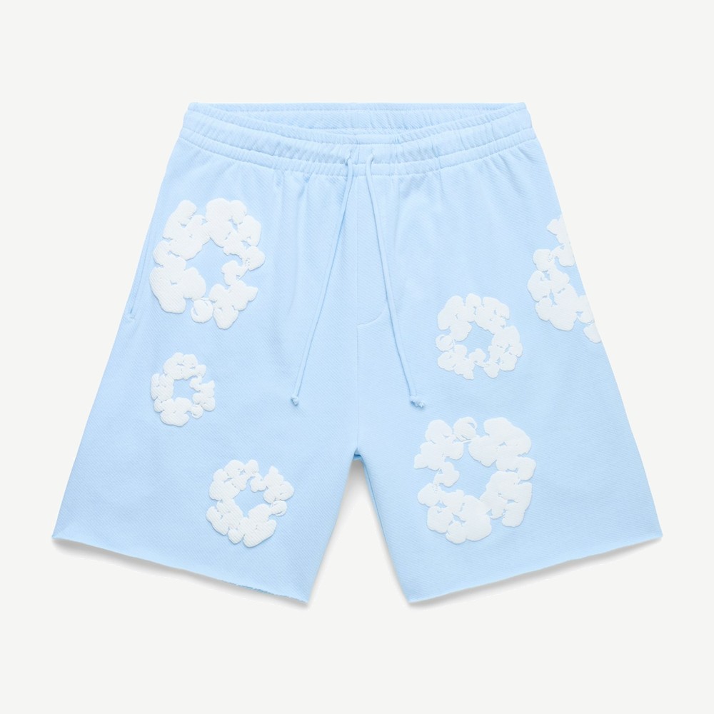 The Cotton Wreath Sweatshorts Powder Blue