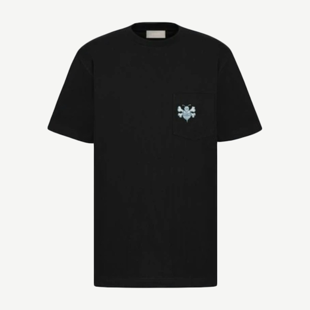 And Shawn Oversized Bee T Shirt Black