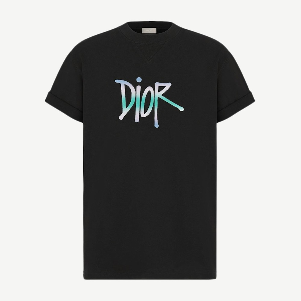 And Shawn Oversized Logo T Shirt Black