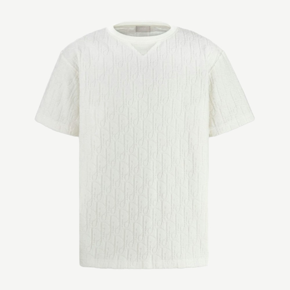 Oversized Oblique T Shirt White