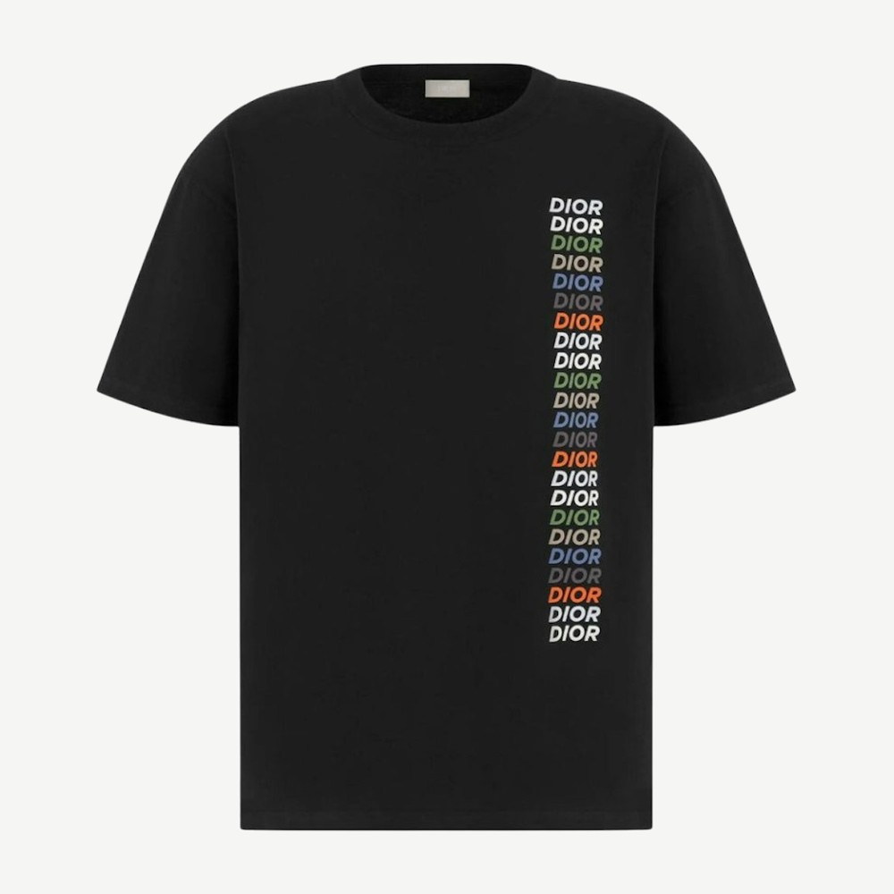 Printed Logo T Shirt Black
