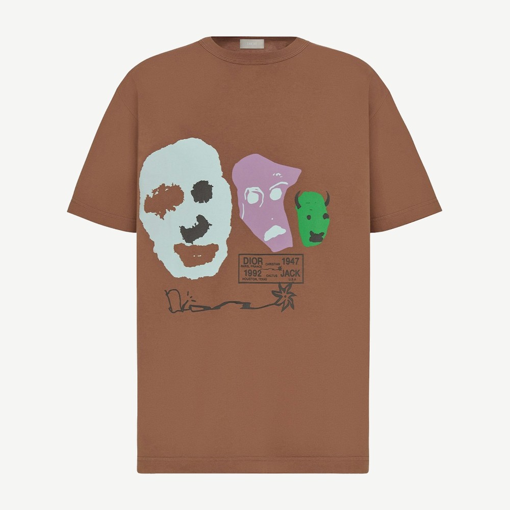 X Cactus Jack Oversized T Shirt Coffee Brown