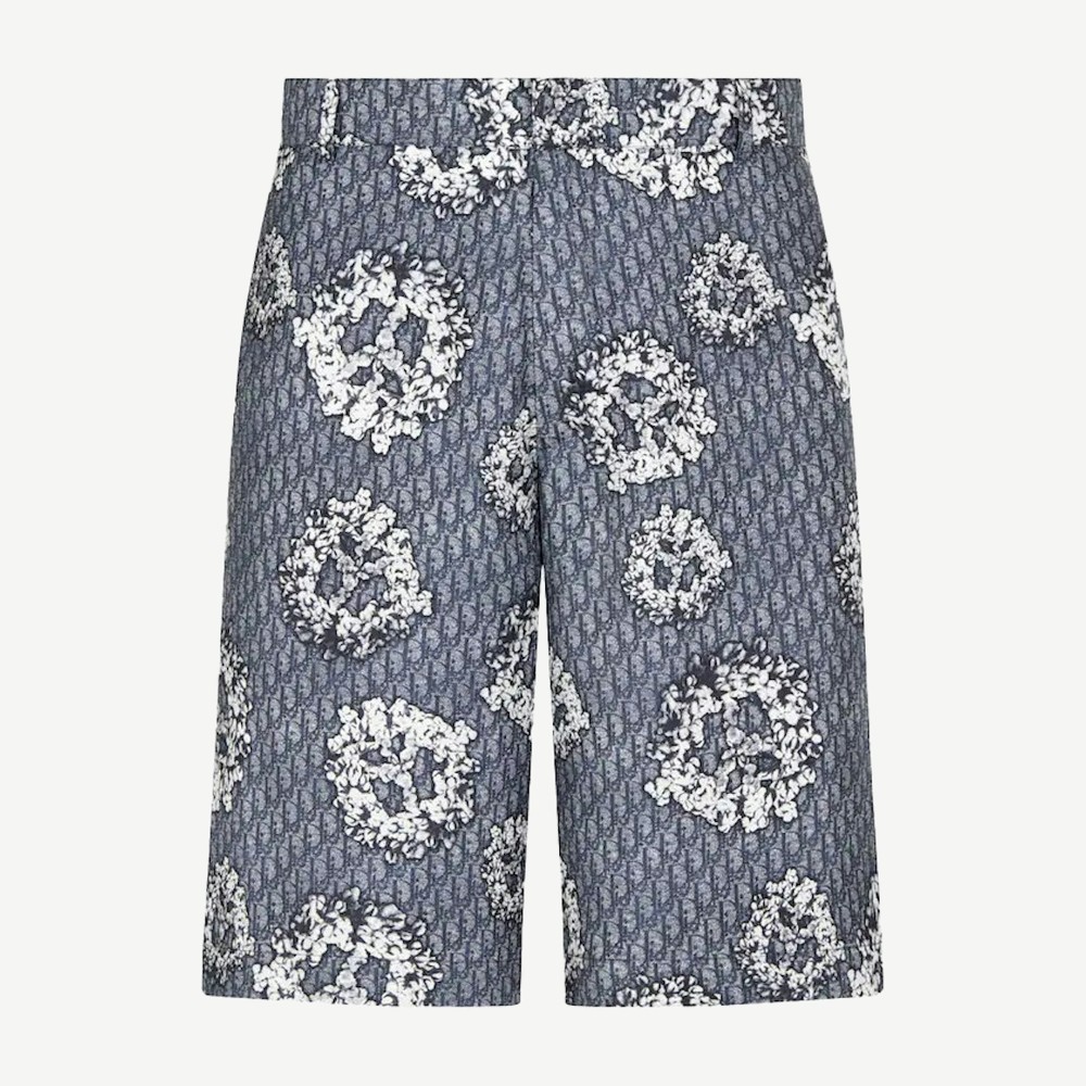 X Denim Tears Silk Twill Shorts Blue