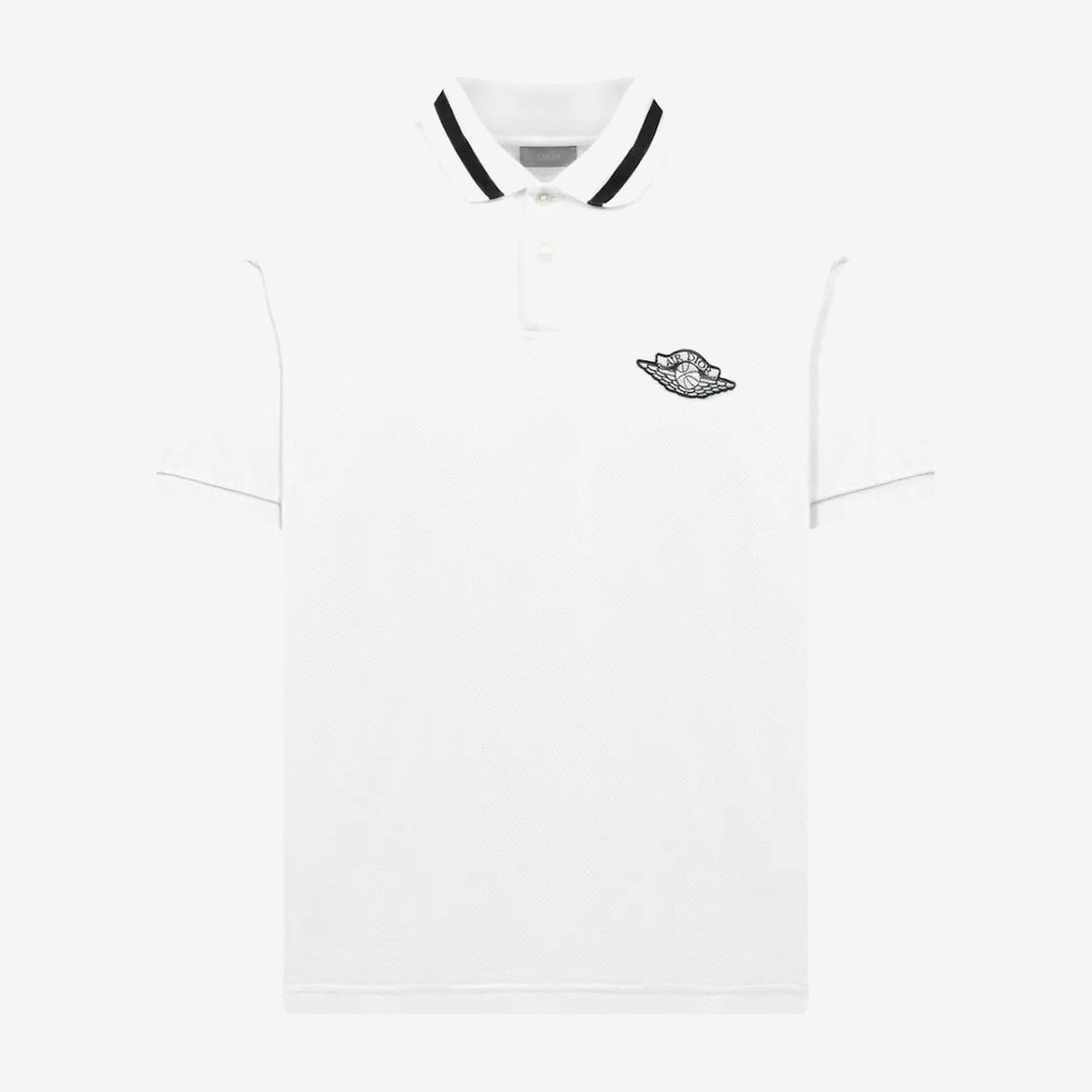 X Jordan Polo White