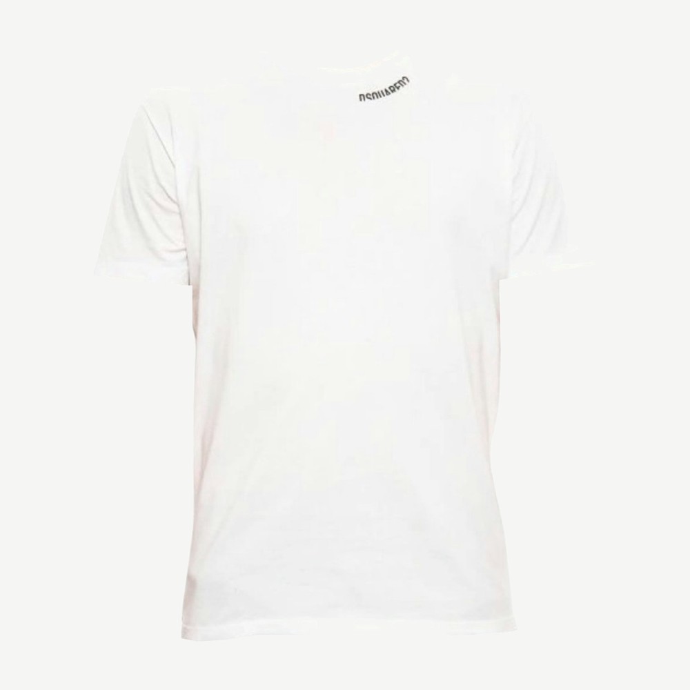 Cool Fit Logo Around Collar T Shirt White