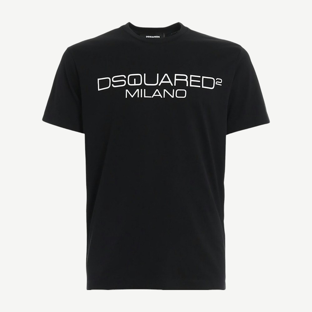 Cool Fit Milano Logo T Shirt Black