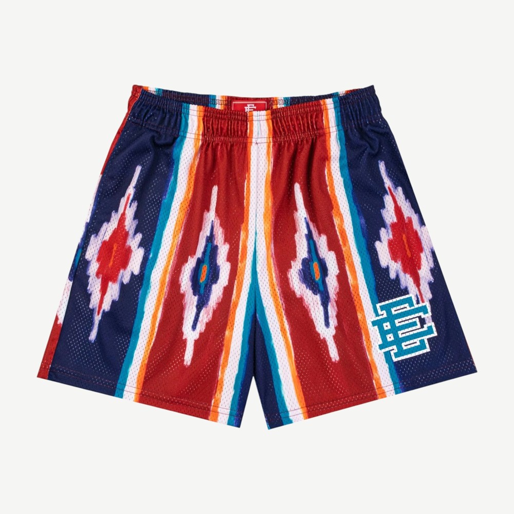 EE Basic Short Western Print Blue