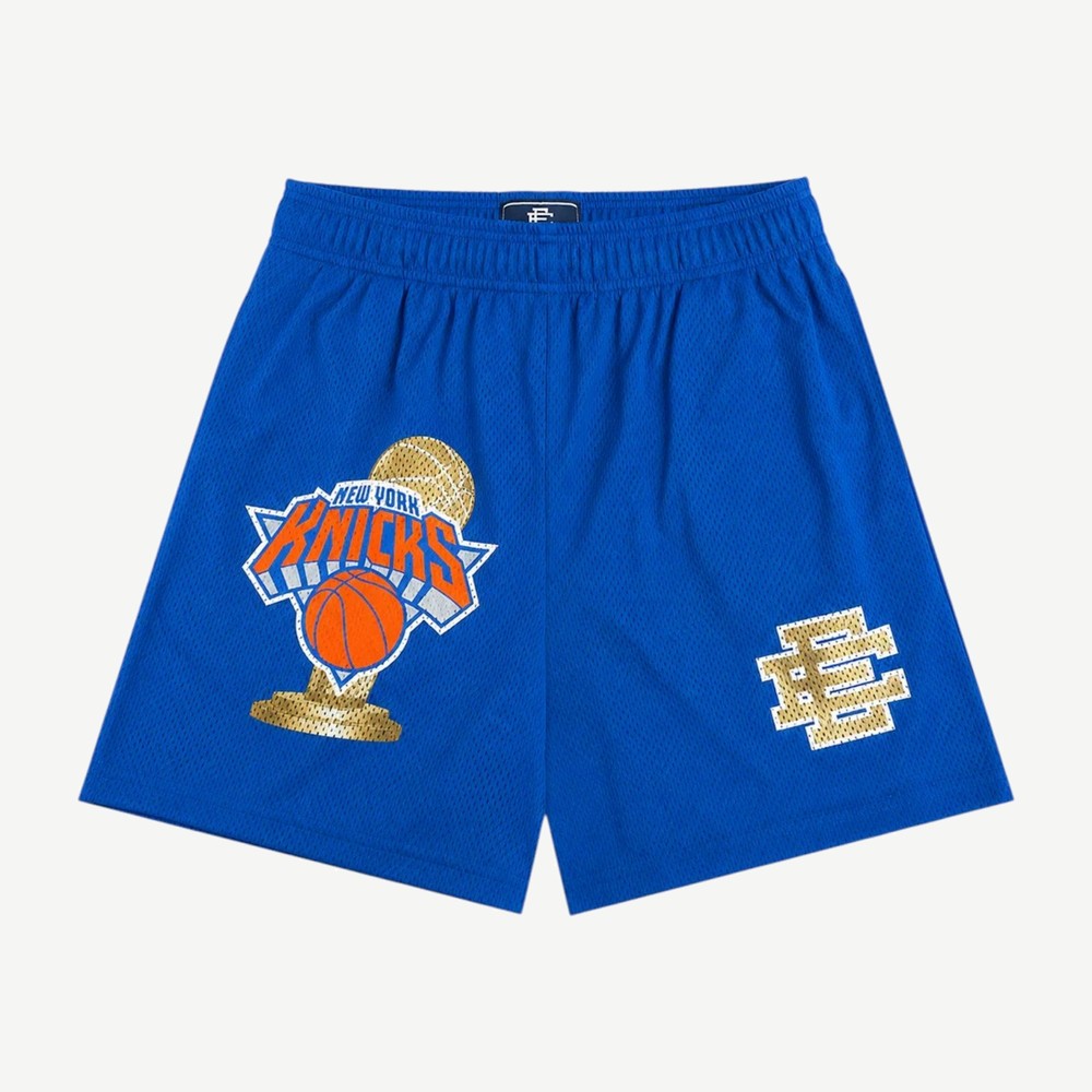 X New York Knicks Champ Shorts Blue Gold