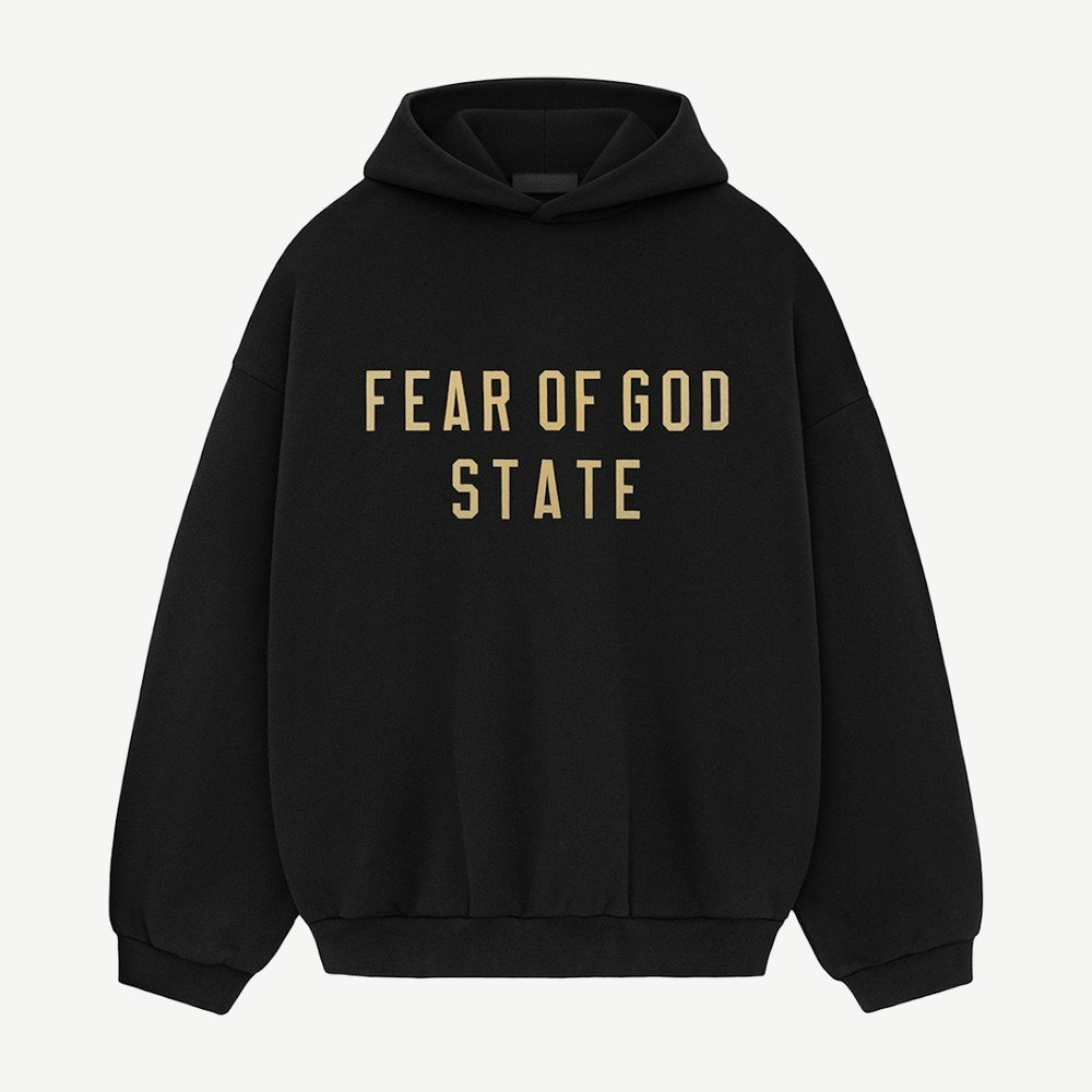 Essentials Fleece Hoodie Black 2