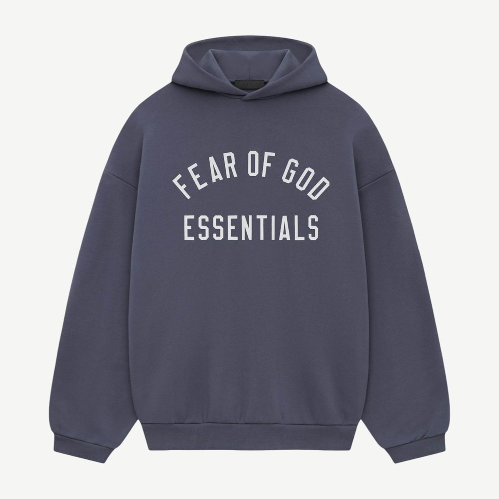 Essentials Fleece Hoodie Marine
