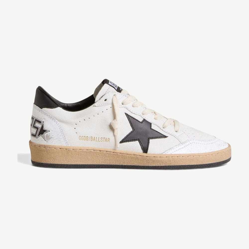 Ball Star Low White Nappa Black Star W
