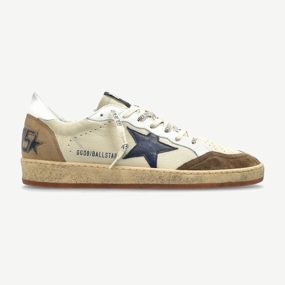 Ball Star White Brown Navy