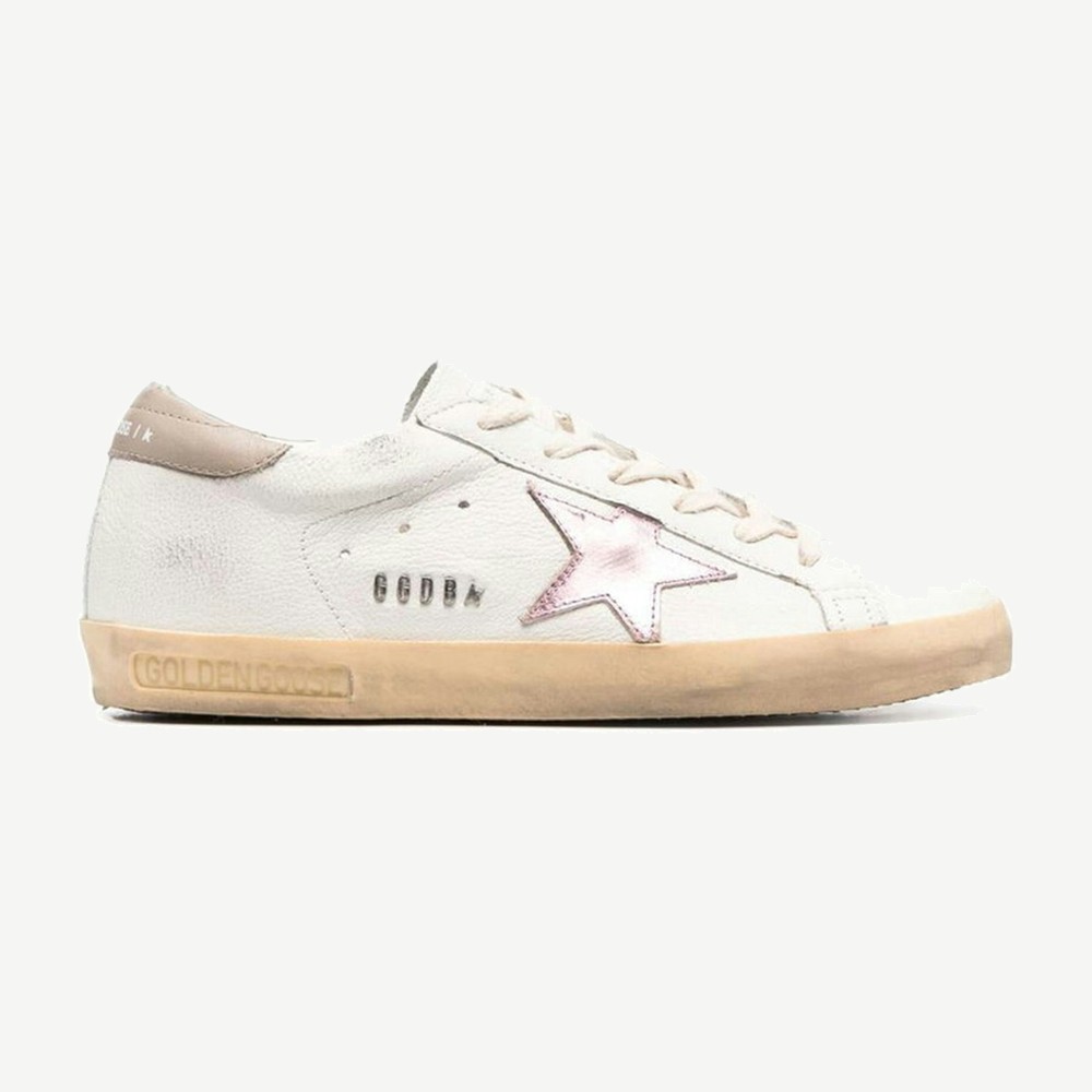 Superstar White Antique Pink Metallic W