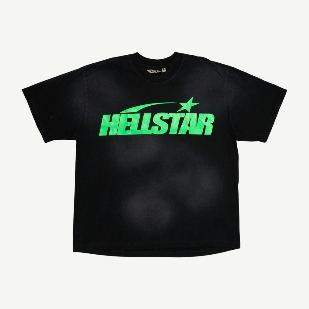 Classic T Shirt Gel Print Black Green