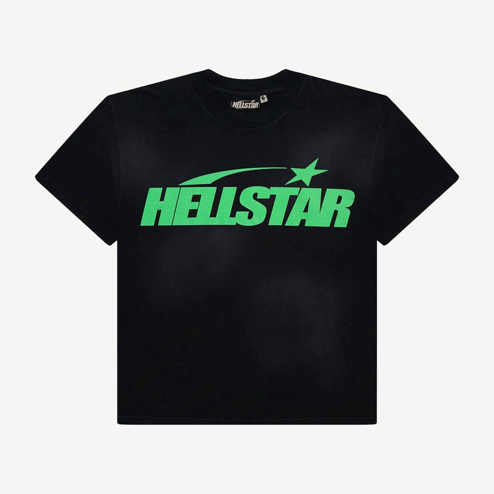Classic T Shirt Regular Print Black Green