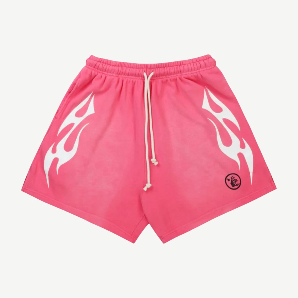 Flame Short Pink White