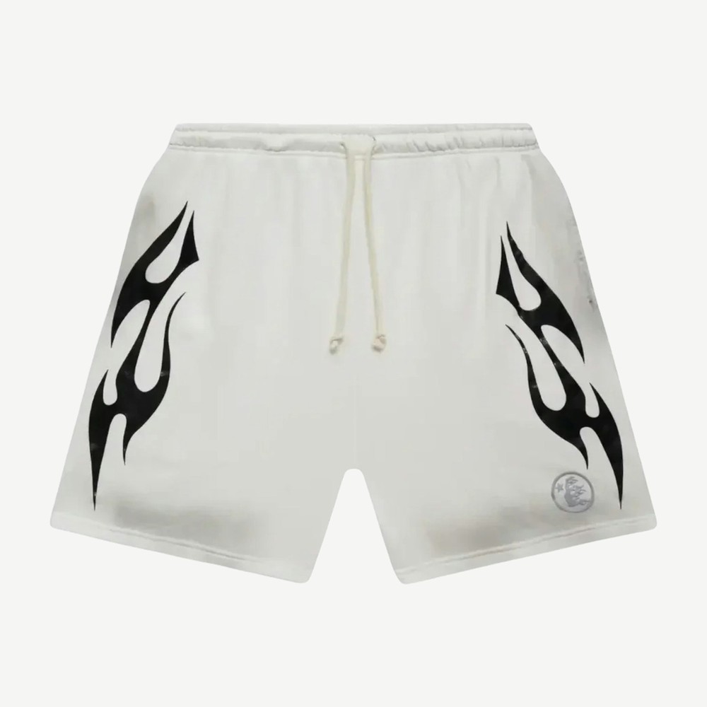 Flame Short White Black