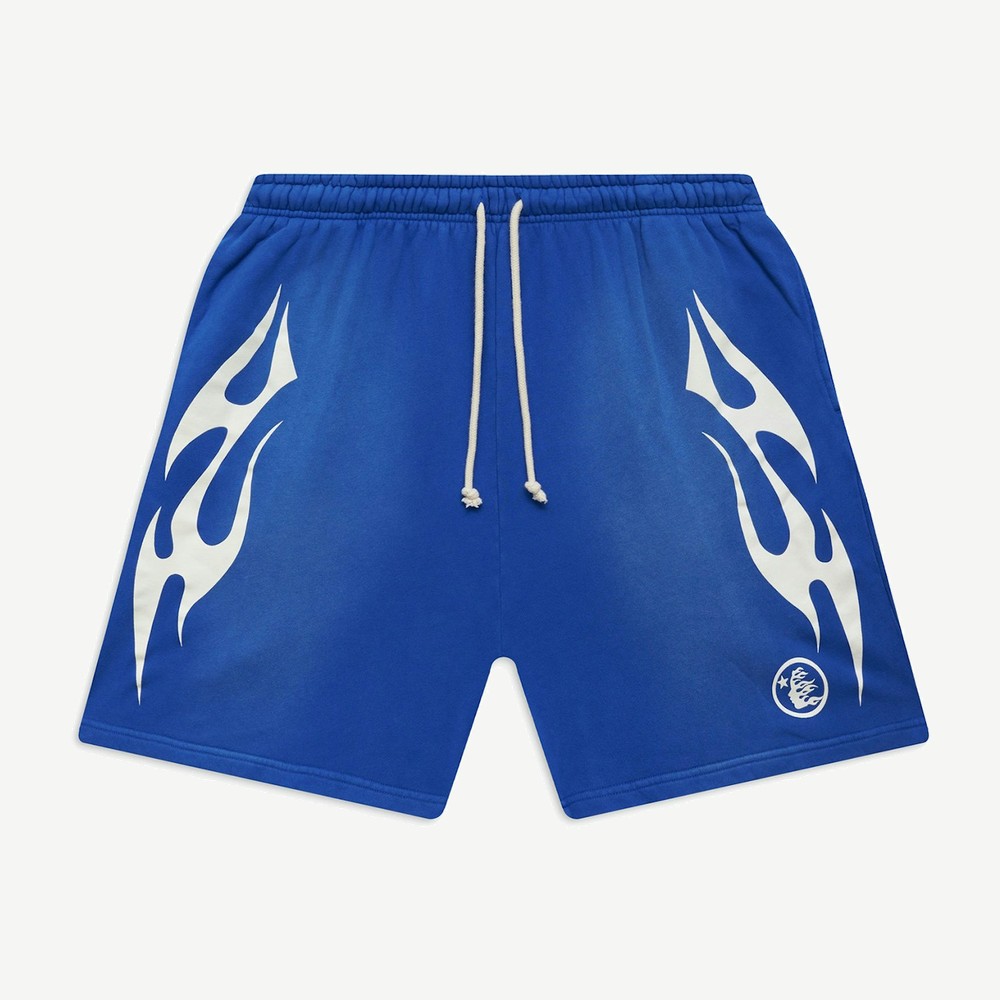 Flame Shorts Blue