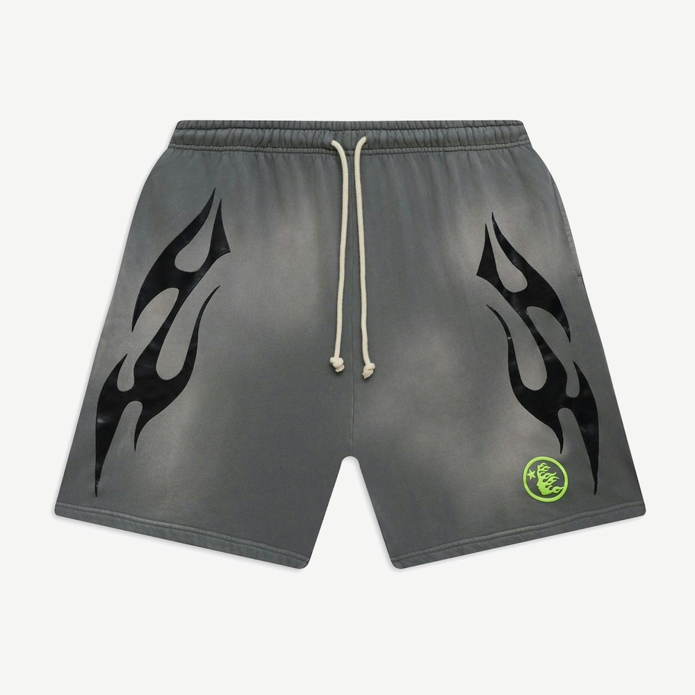 Flame Shorts Grey