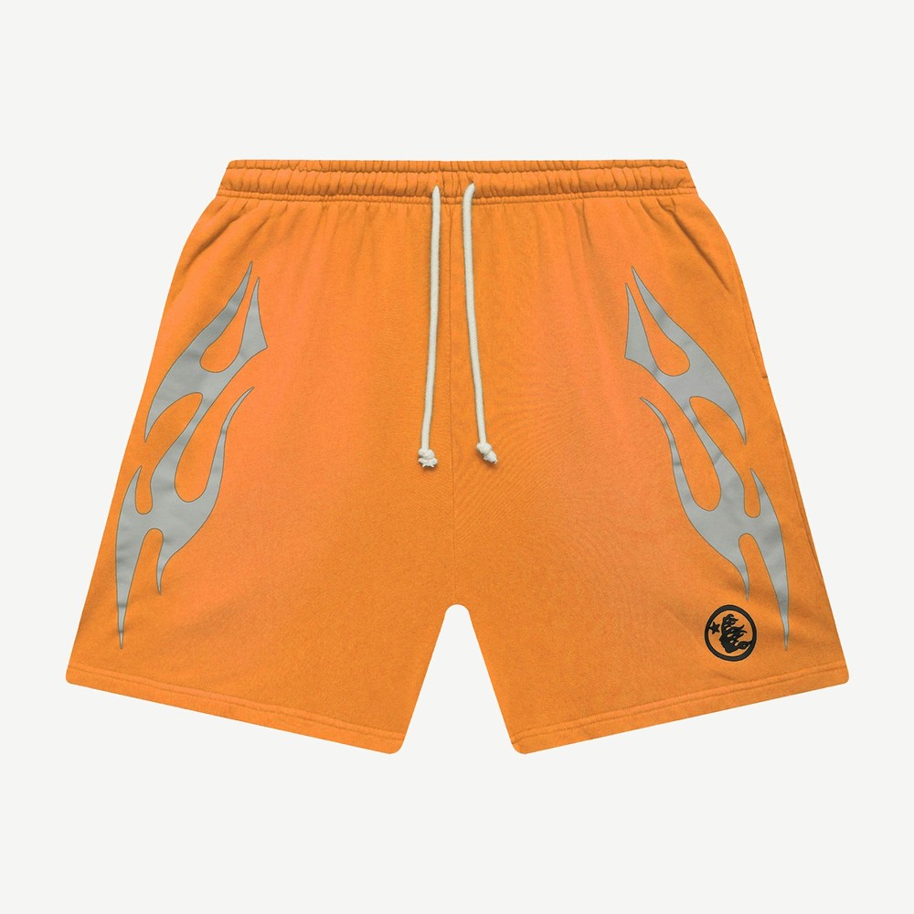 Flame Shorts Orange