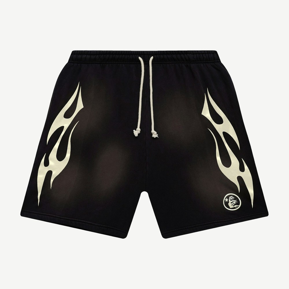 Flame Shorts White