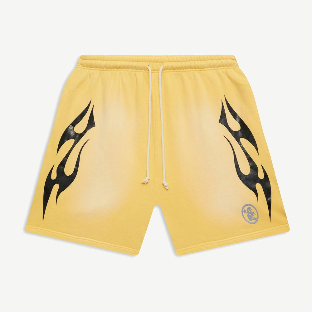 Flame Shorts Yellow