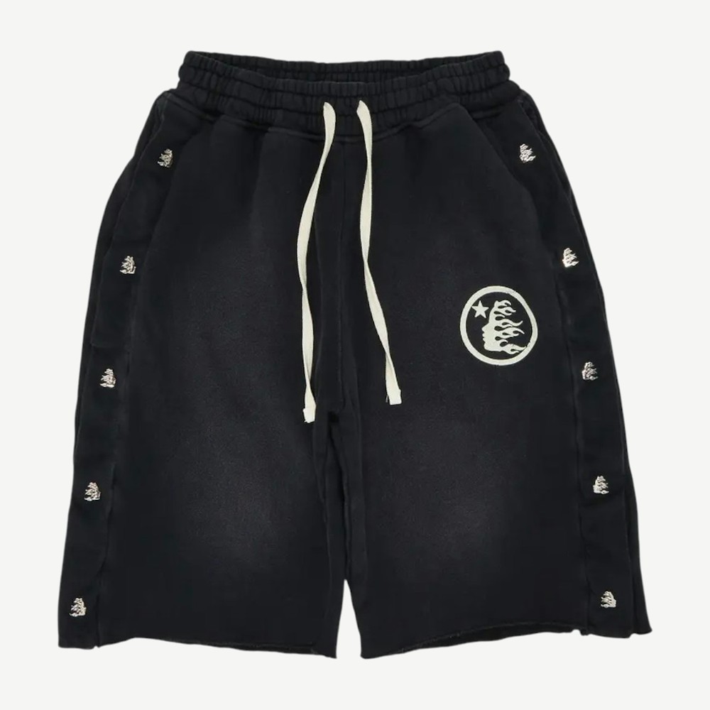 Snap Shorts Black