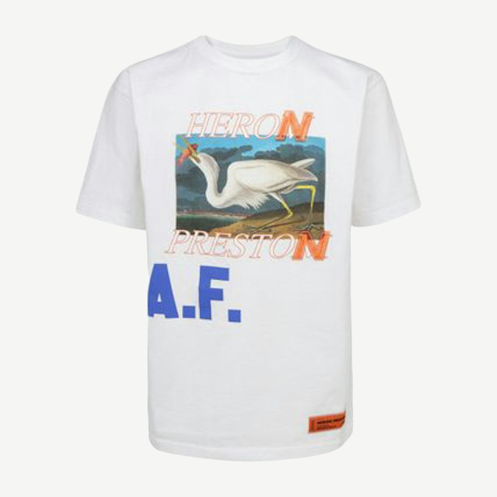Logo Print Af T Shirt White