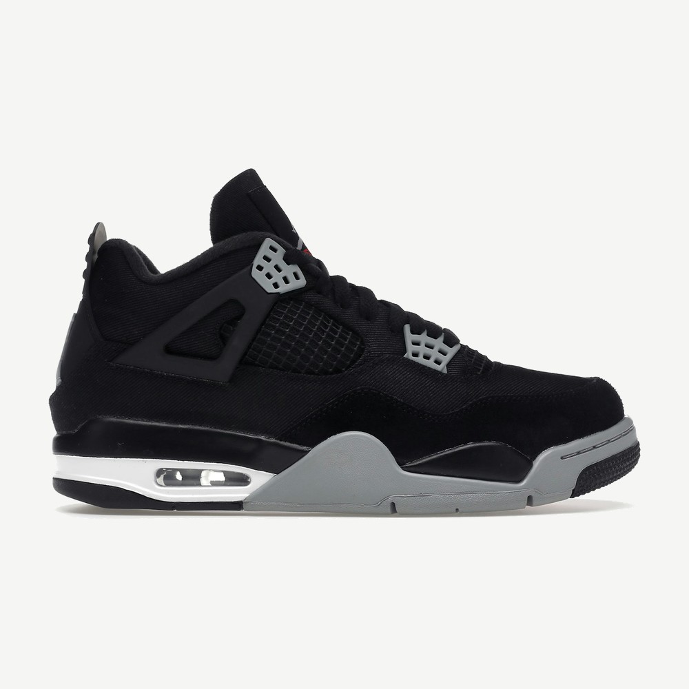 Jordan 4 Black Canvas