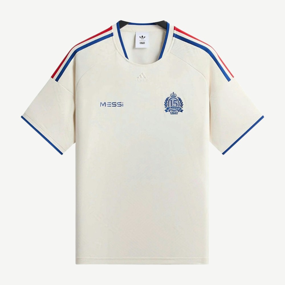 Kith X Adidas Messi Football Jersey Chalk White