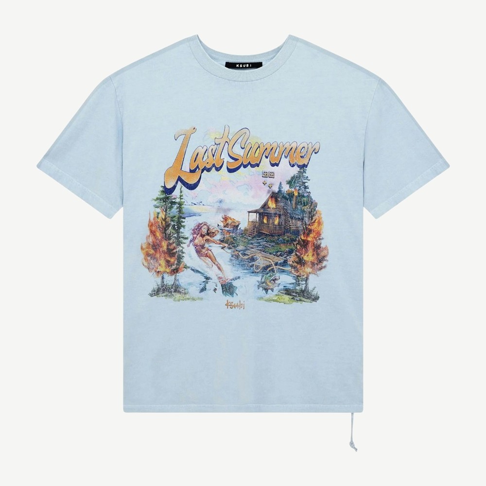 Last Summer Blue Biggie S Tee Mist