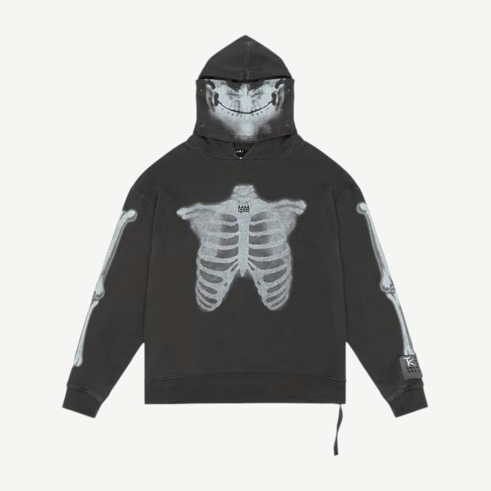 Ksubi X Trippie Redd Skeleton Biggie Hoodie Black