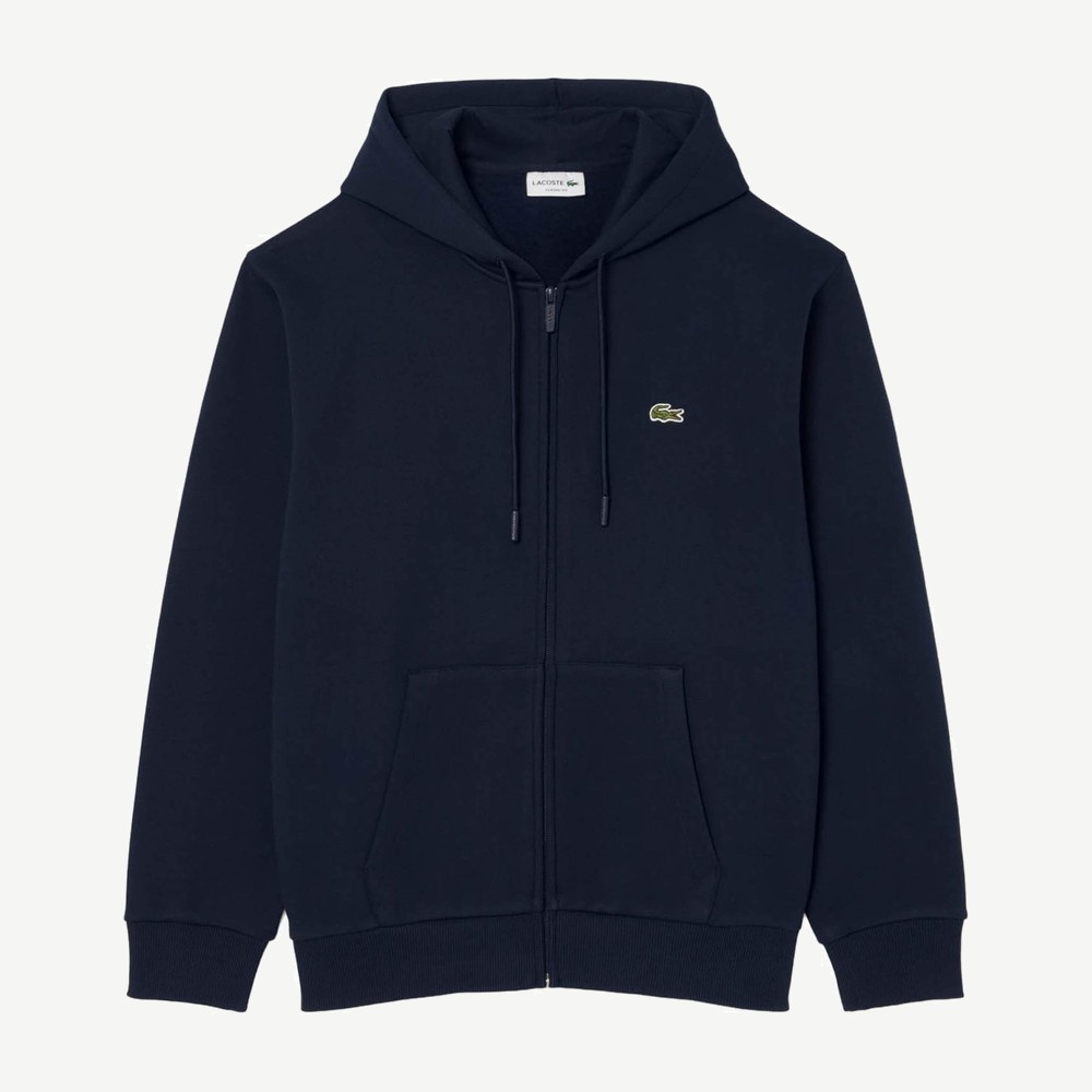 Fleece Zip Hoodie Navy