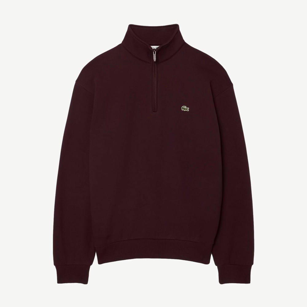 Half Zip Sweatshirt Burgundy