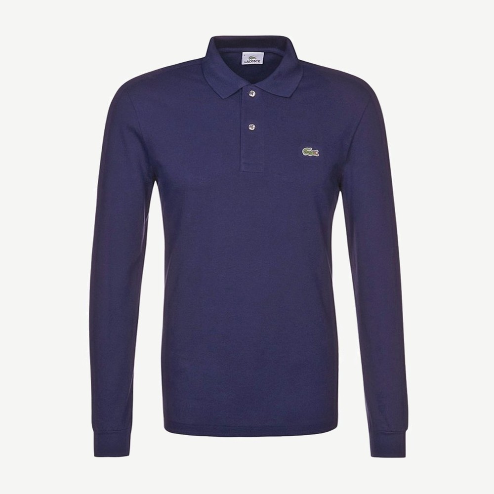 Long Sleeve Polo Navy